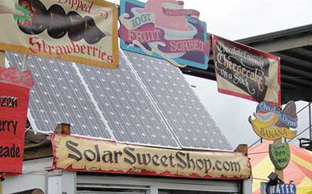 Solar Powered Street Food Booth